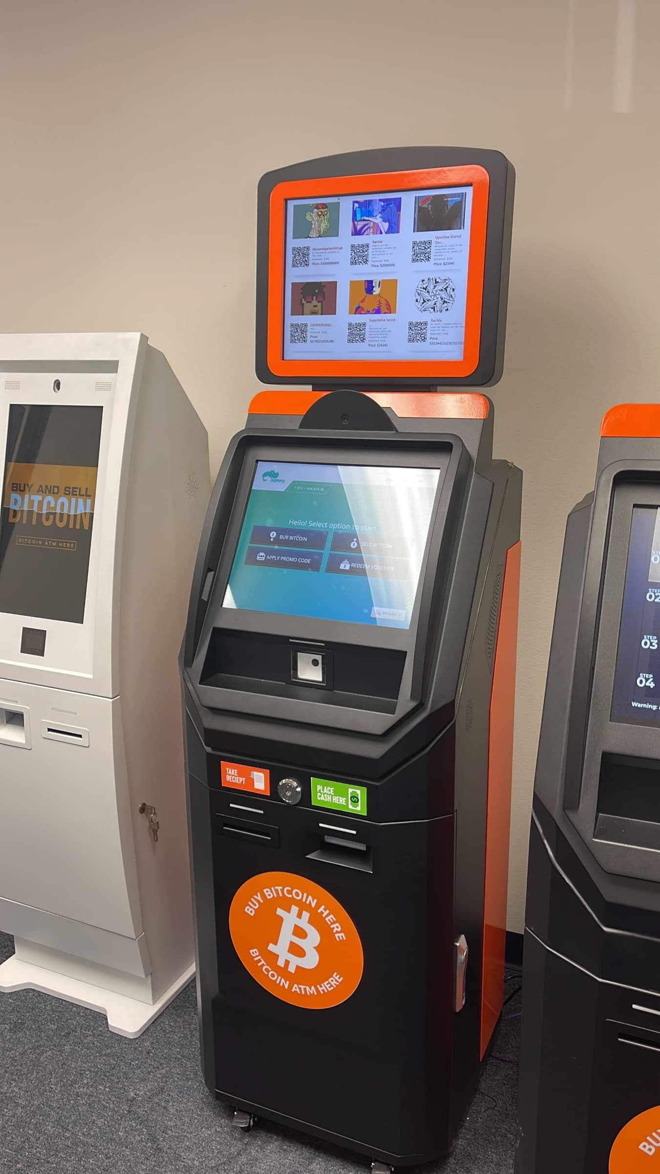 Bitcoin ATM with Top Screen and S&G Lock